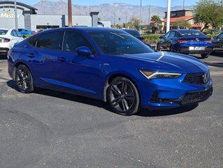 2023 Acura Integra with Apex Blue Pearl Exterior
