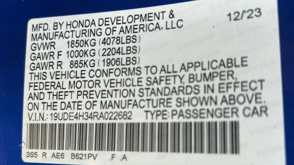2024 Acura Integra w/A-SPEC