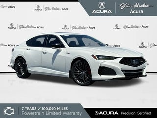 2021 Acura TLX with Platinum White Pearl Exterior
