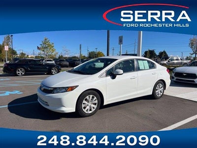 2012 Honda Civic LX 4DR Sedan 5A