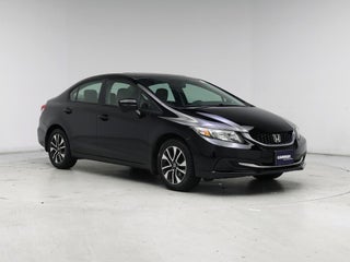2015 Honda Civic with Crystal Black Pearl Exterior
