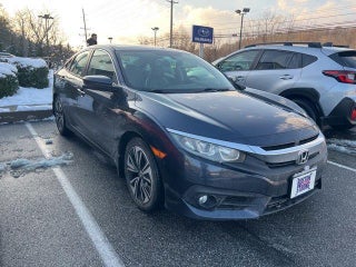 2016 Honda Civic with Cosmic Blue Metallic Exterior