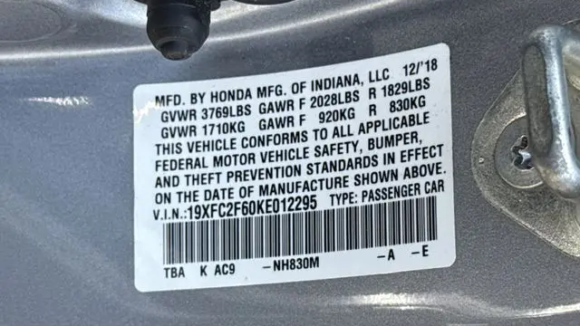 2019 Honda Civic LX