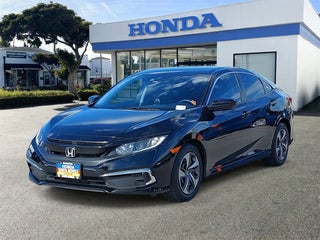2020 Honda Civic with Crystal Black Pearl Exterior