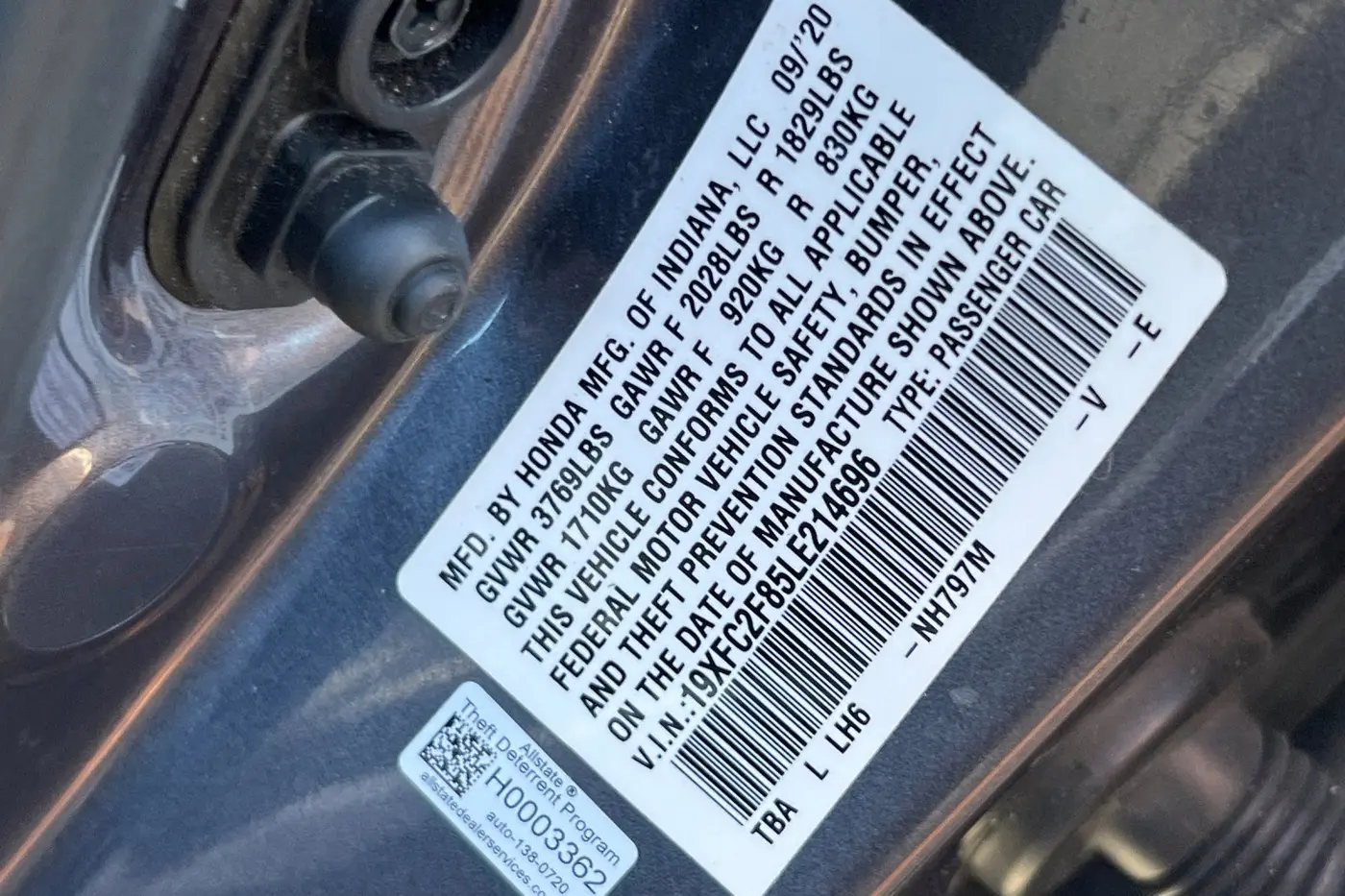 2020 Honda Civic - $20,788