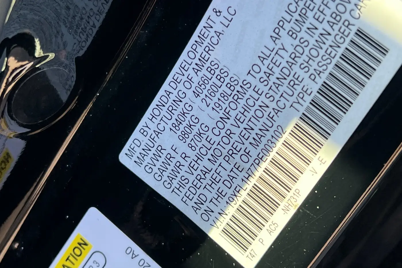 2023 Honda Civic - $24,788