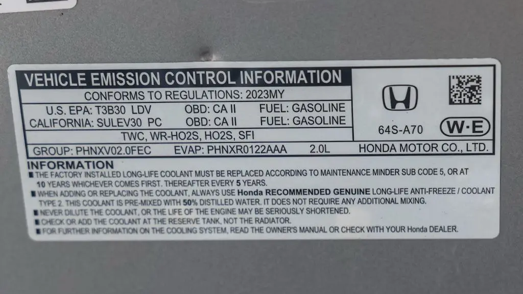 2023 Honda Civic Sport