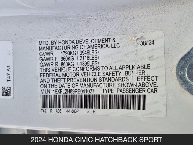 2024 Honda Civic - $25,775