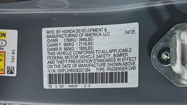 2025 Honda Civic Sport