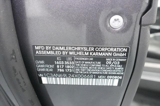 2004 Chrysler Crossfire - $8,883