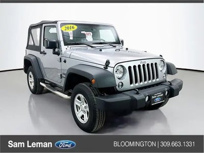 2016 Jeep Wrangler 4X4 Sport 2DR SUV