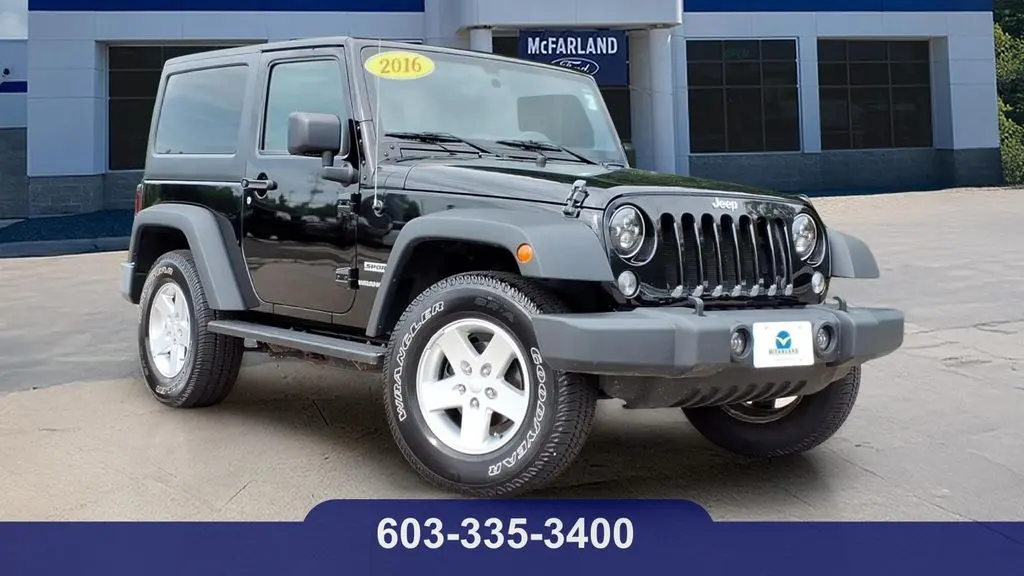 Preowned 2016 Jeep Wrangler Sport S for Sale