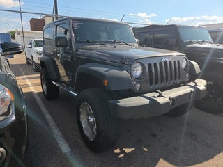 2017 Jeep Wrangler with Granite Crystal Metallic Clearcoat Exterior