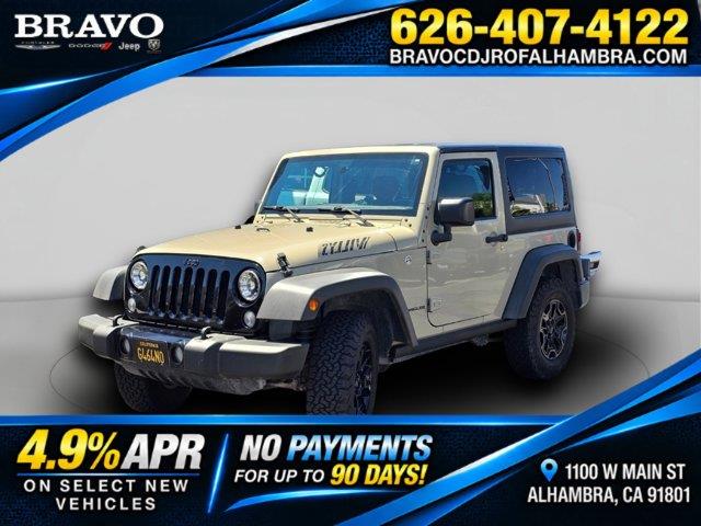 2017 Jeep Wrangler - $16,761