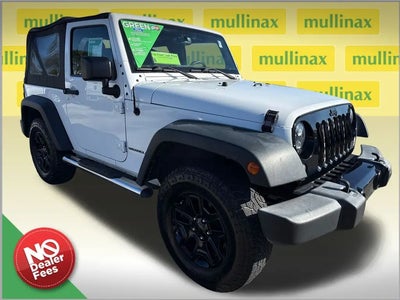 2016 Jeep Wrangler 4X4 Sport 2DR SUV