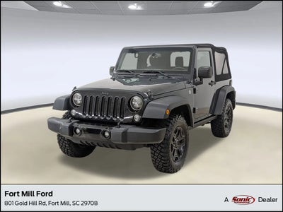 2016 Jeep Wrangler 4X4 Sport S 2DR SUV