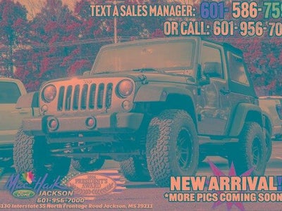 2016 Jeep Wrangler 4X4 Sport S 2DR SUV