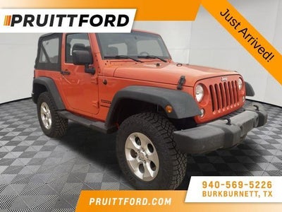 2015 Jeep Wrangler 4X4 Sport 2DR SUV