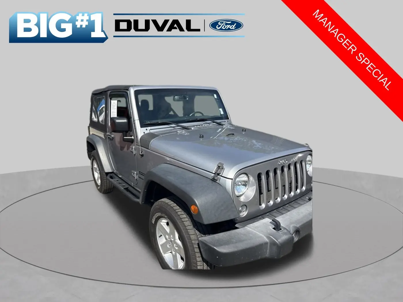 2017 Jeep Wrangler - $14,999