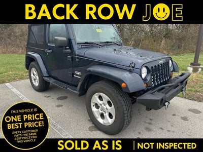 2013 Jeep Wrangler 4X4 Sahara 2DR SUV