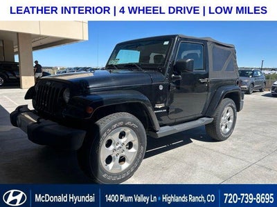 2015 Jeep Wrangler 4X4 Sahara 2DR SUV