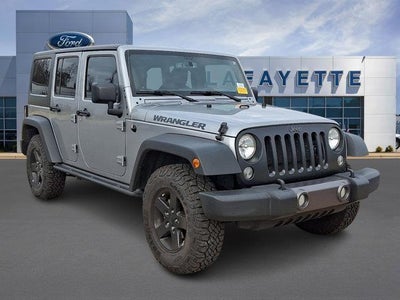 2016 Jeep Wrangler Unlimited 4X4 Sport 4DR SUV
