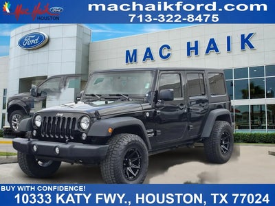 Photo of a 2016 Jeep Wrangler Unlimited 4X4 Sport S 4DR SUV for sale