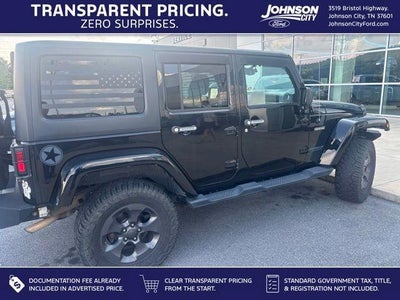 2017 Jeep Wrangler Unlimited 4X4 Sport 4DR SUV