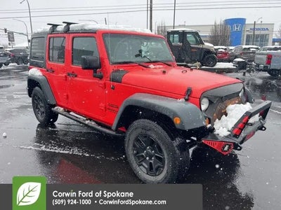 2013 Jeep Wrangler Unlimited 4X4 Sport 4DR SUV
