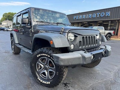 2016 Jeep Wrangler Unlimited 4X4 Sport S 4DR SUV