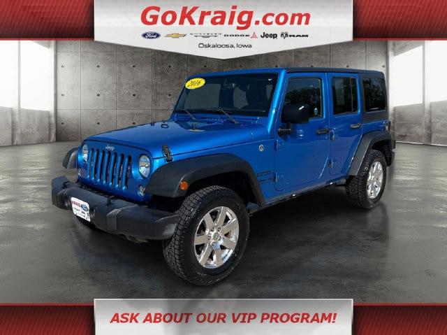 2016 Jeep Wrangler - $14,112