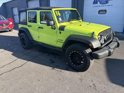 2016 Jeep Wrangler Unlimited 4X4 Sport S 4DR SUV