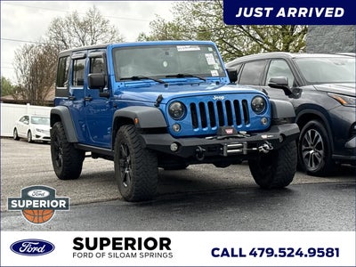 2016 Jeep Wrangler Unlimited 4X4 Sport S 4DR SUV