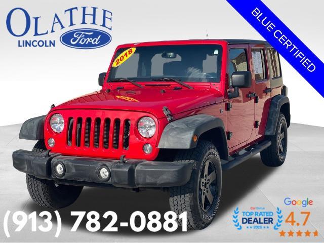 2018 Jeep Wrangler - $19,500