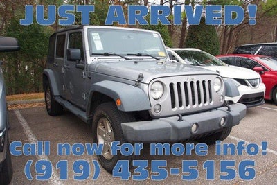 2015 Jeep Wrangler Unlimited 4X4 Sport 4DR SUV