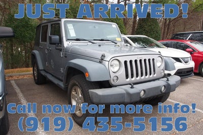 2015 Jeep Wrangler Unlimited 4X4 Sport 4DR SUV