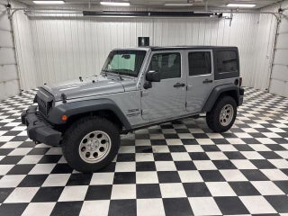 2016 Jeep Wrangler Unlimited with Billet Silver Metallic Clearcoat Exterior