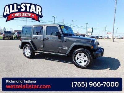 2018 Jeep Wrangler JK Unlimited 4X4 Sport 4DR SUV
