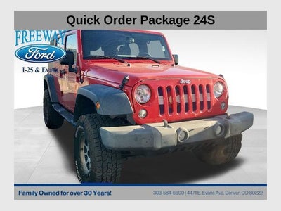 2015 Jeep Wrangler Unlimited 4X4 Sport 4DR SUV