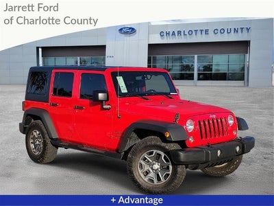 2016 Jeep Wrangler Unlimited 4X4 Sport 4DR SUV
