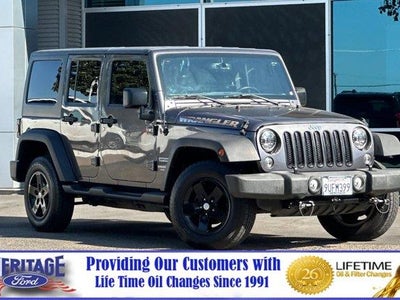 Photo of a 2016 Jeep Wrangler Unlimited 4X4 Sport 4DR SUV for sale