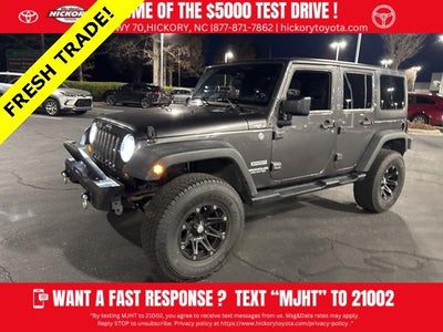 2014 Jeep Wrangler Unlimited 4X4 Sport 4DR SUV