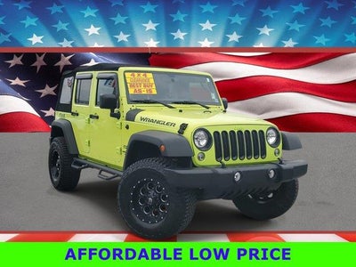 2016 Jeep Wrangler Unlimited 4X4 Sport S 4DR SUV