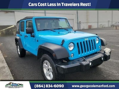 2017 Jeep Wrangler Unlimited 4X4 Sport 4DR SUV