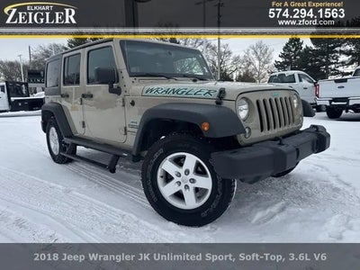 2018 Jeep Wrangler JK Unlimited 4X4 Sport 4DR SUV