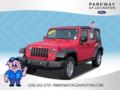 Photo of a 2016 Jeep Wrangler Unlimited 4X4 Black Bear 4DR SUV for sale