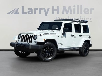 2017 Jeep Wrangler Unlimited 4X4 Sahara 4DR SUV
