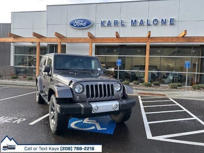 2014 Jeep Wrangler Unlimited 4X4 Altitude Edition 4DR SUV