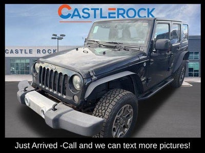 2015 Jeep Wrangler Unlimited 4X4 Sahara 4DR SUV