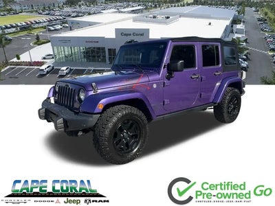 Photo of a 2016 Jeep Wrangler Unlimited 4X4 Sahara 75TH Anniversary 4DR SUV for sale